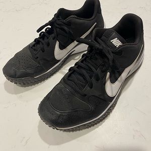Black and white Nike turf shoes size 11
